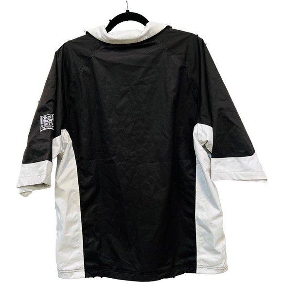 NWT Galway Bay Polartec Power Dry 1/2 Zip Golf Shirt Black White Size Medium - Picture 3 of 15